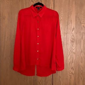 Red blouse